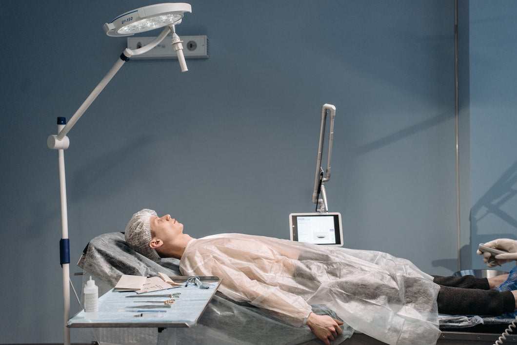man in operating room