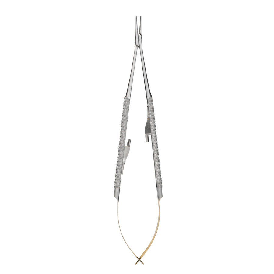 Porte-aiguille Castroviejo UltraHold™ — Mâchoire courbe et droite (17,75 cm, 16 cm, 14 cm)