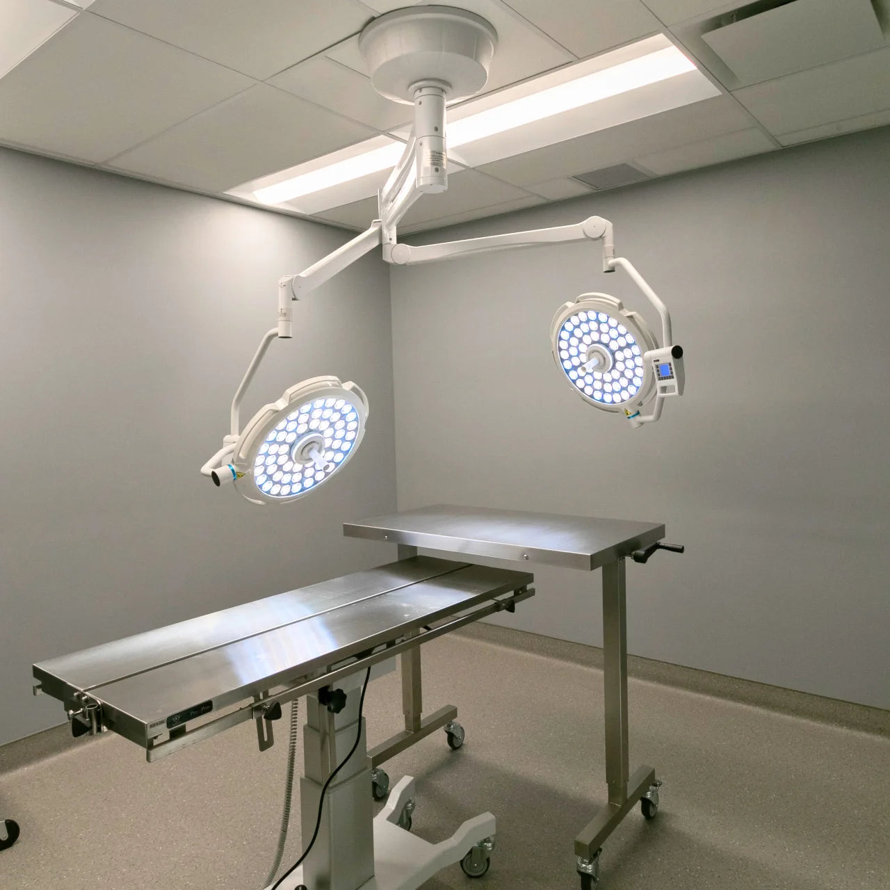 PN-500/500 LuminaPro Dual Ceiling Surgical Light