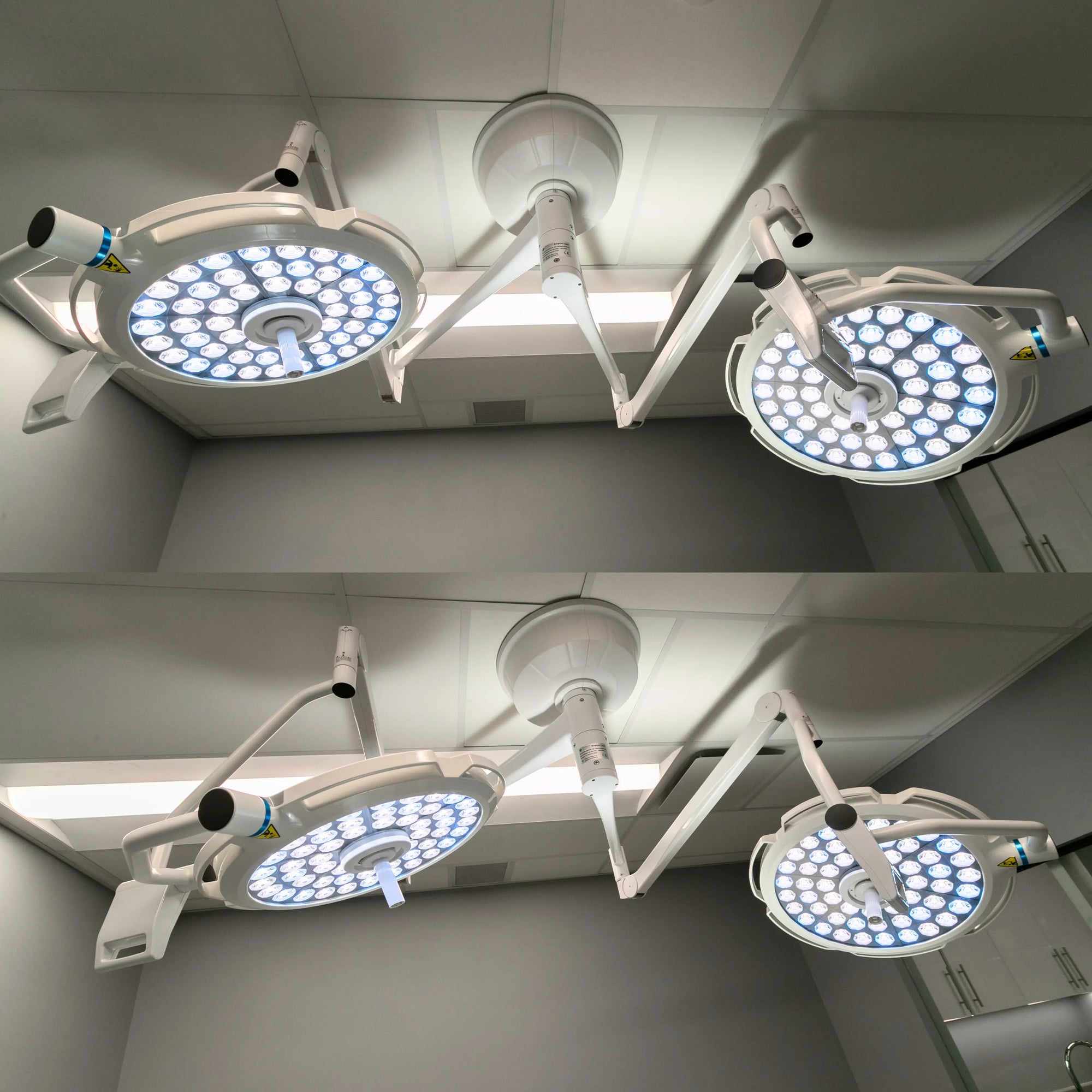 PN-500/500 LuminaPro Dual Ceiling Surgical Light