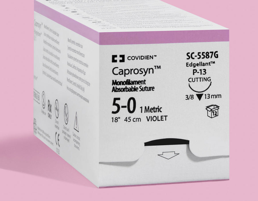 5-0, 18" P-13 Needle Caprosyn by Medtronic | SC-5587G