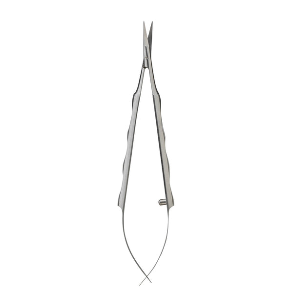 Castroviejo micro scissors, curved, 14 cm