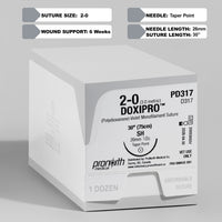 Suture Violette 2-0 DOXIPRO™ PDO, 75 cm Aiguille SH | PD317 — view 1