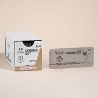 Fil de suture chirurgicale, catgut chromé 5-0, aiguille FS-2 27" | 634G — view 3