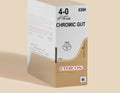 4-0 Chromic Gut Suture, 27" FS-2 Needle — Box of 36 (3 Dozen) | 635H — box