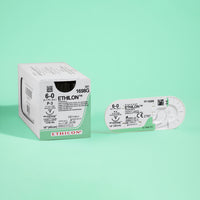 Fil de suture Ethilon noir 6-0, aiguille P-3 18" | 1698G — view 3