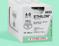 4-0 Ethilon Black Suture, 18" FS-2 Needle | 662G — box