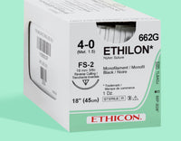 4-0 Ethilon Black Suture, 18" FS-2 Needle | 662G — view 1
