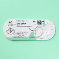 Suture Ethilon noir 4-0, aiguille FS-2 de 45 cm | 662G — view 2