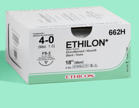 4-0 Ethilon Black Suture, 18" FS-2 Needle | 662H — view 1