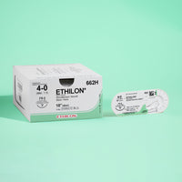 Fil de suture Ethilon noir 4-0, aiguille FS-2 18" | 662H — view 3