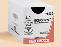 4-0 Monocryl Plus Violet Suture, 18" PS-2 Needle | MCP513G — view 1