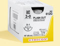 3-0 Plain Gut Undyed Suture, 18" X-1 Needle | 612G — box