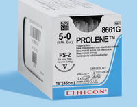 5-0 Prolene Blue Suture, 18" FS-2 Needle | 8661G — view 1