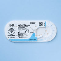 Fil de suture en Prolène bleu 5-0, aiguille PS-3 | 8681G — view 2
