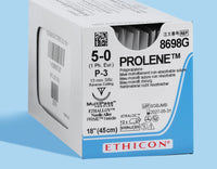 5-0 Prolene Blue Suture, 18" P-3 Needle — Box of 12 | 8698G — view 1