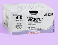 4-0 Vicryl Plus Violet Suture, 18" FS-2 Needle | VCP392H — view 1