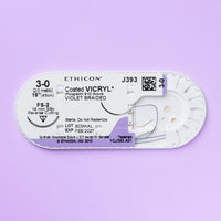 Fil de suture Vicryl Plus Violet 3-0, 45 cm Aiguille FS-2 | VCP393H — view 2