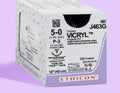 5-0 Vicryl Plus Violet Suture, 18" P-3 Needle | VCP463G — box