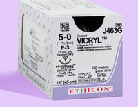 5-0 Vicryl Plus Violet Suture, 18" P-3 Needle | VCP463G — view 1