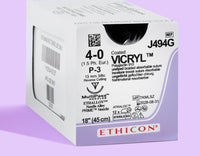 4-0 Vicryl Plus Undyed Suture, 18" P-3 Needle | VCP494G — view 1