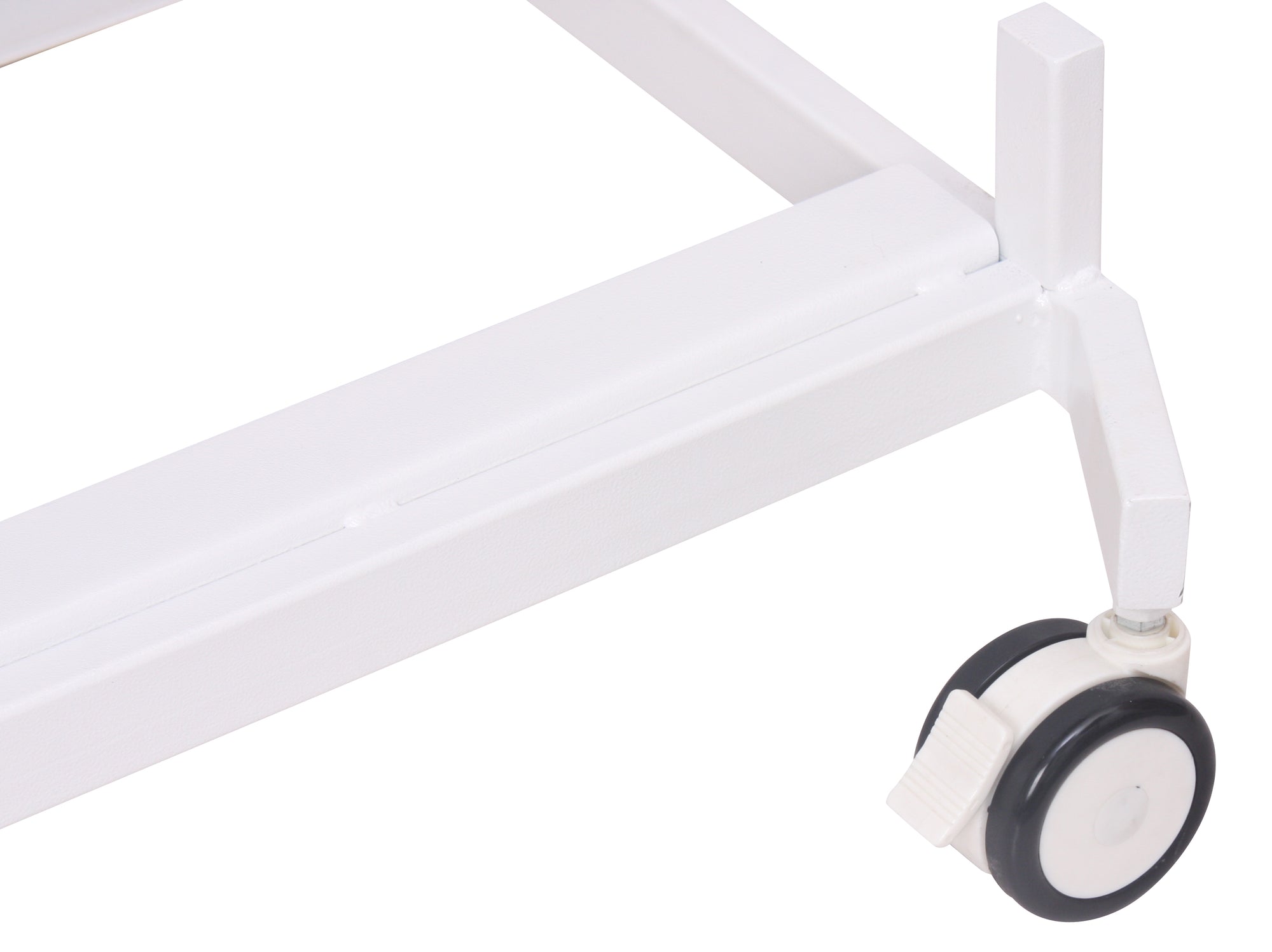 Showcasing the one-act lift system with automatic locking latch and quick release.