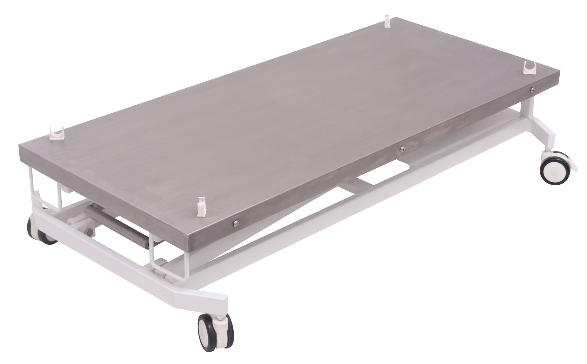 Showcasing the one-act lift system with automatic locking latch and quick release.