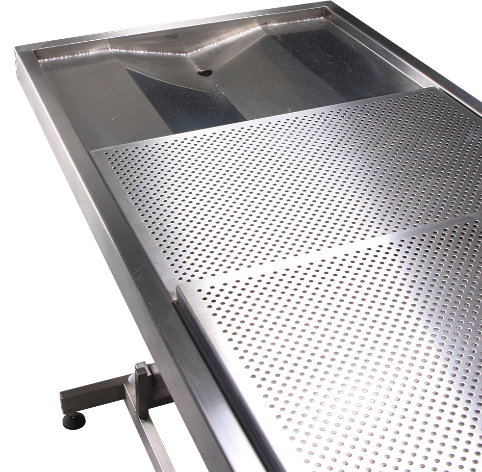 Scissor Table with Drain Trough - OPERATION TABLE