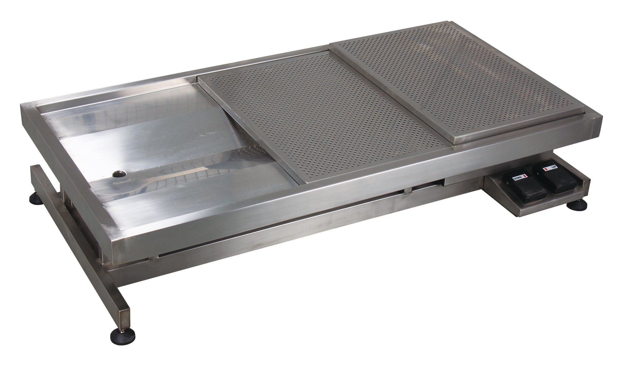 Scissor Table with Drain Trough - OPERATION TABLE