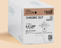 6-0 Chromic Gut Suture, 12" C1 Needle | 1242B — view 1
