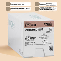 Fil de suture Chromic Catgut 5-0, aiguille C-3 18" | 1248B — view 1