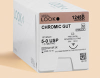 5-0 Chromic Gut Suture, 18" C-3 Needle | 1248B — view 1