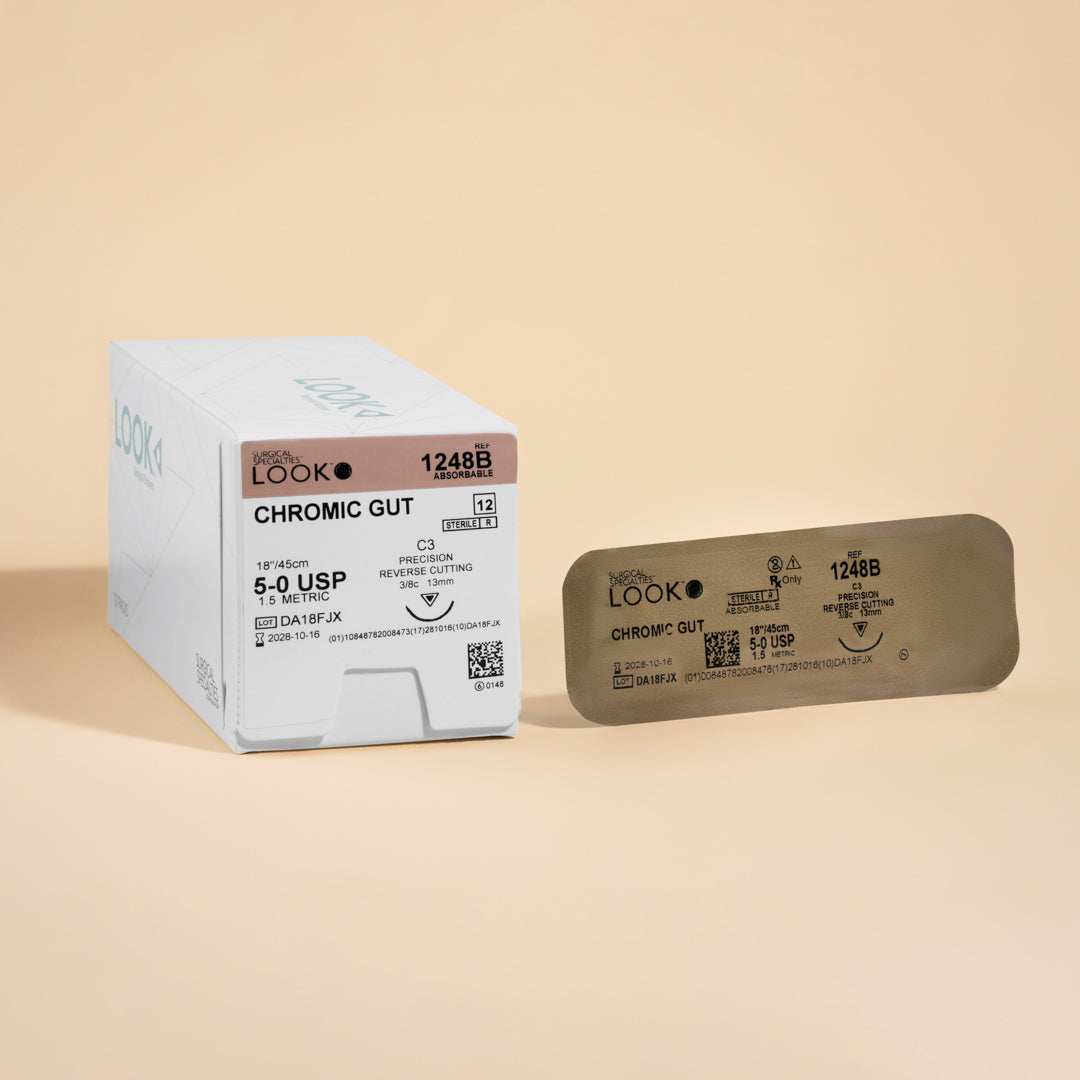 5-0 CHROMIC GUT 18" C-3 Needle | 1248B