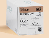 3-0 Chromic Gut Suture, 18" C-6 Needle | 525B — view 1