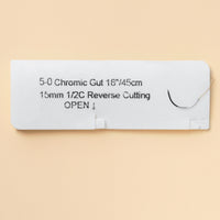 Fil de suture résorbable chromique 5-0, aiguille C-26 de 45 cm | 598B — view 2