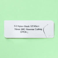 Suture de nylon noir 6-0, aiguille C-22 de 45 cm | 915B — view 2