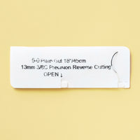 Fil de suture en catgut simple 5-0, aiguille C-3 de 45 cm | 596B — view 2