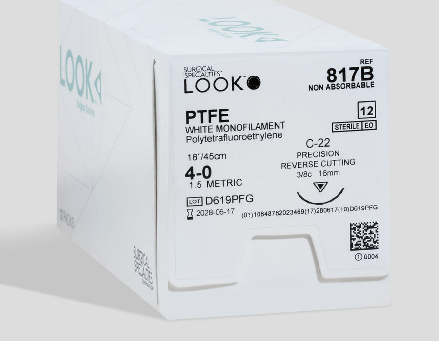 4-0 PTFE Suture, 18" C-22 Needle | 817B