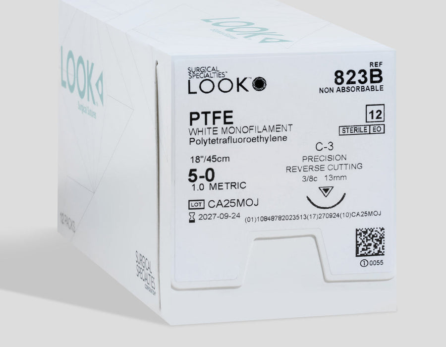 5-0 PTFE Suture, 18" C-3 Needle | 823B