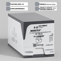 Suture PTFE MONOTEX Cobra noire 4-0, aiguille FS-3 de 60 cm | T8001C — view 1