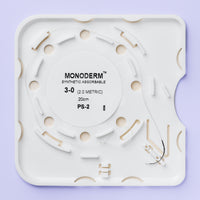 Suture Monoderm 3-0 avec ardillons, non teintée, 20 cm aiguille PS-2 | VLM-3007 — view 2