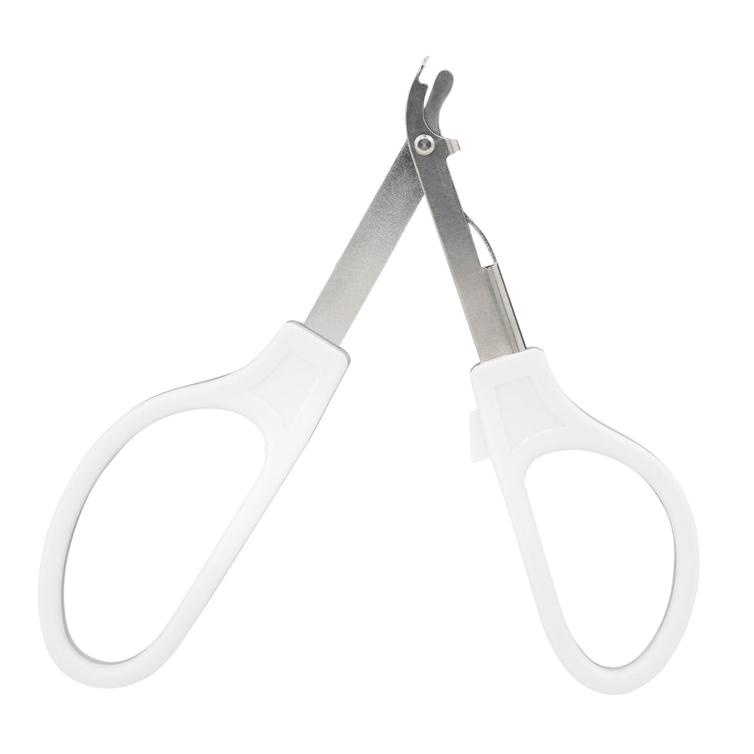 SkinSecure 4.5" Reusable Skin Staple Remover with alloy metal tips for safe, precise staple extraction in medical settings.