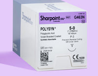 5-0 Polysyn Braided Suture, 18" P-3 Needle | G463N — view 1