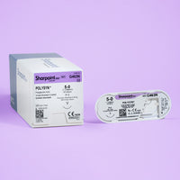 Suture tressée Polysyn 5-0, aiguille P-3 de 45 cm | G463N — view 3
