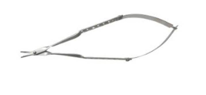 Laschal 13cm Scissors With  1.25cm Curved Duck Billed Blunt/Blunt Blades LASCHAL 13CM SCISSORS WITH 1.25CM CURVED DUCK BILLED BLUNT/BLUNT BLADES