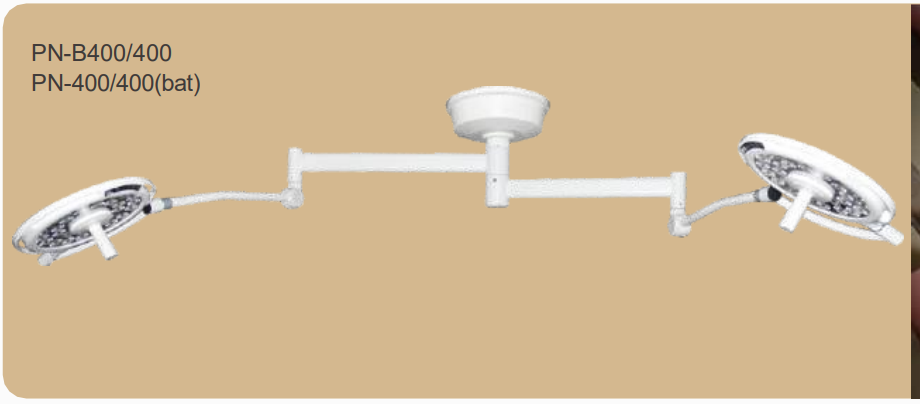 PN-400/400 LuminaPro Ceiling Mounted Exam / Procedure Light