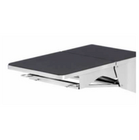 Table de préparation dentaire avec bac en inox et armoires (milieu) — view 2