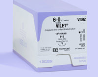 6-0 VILET Braided Undyed Suture, 18" P3 Needle | V492 — view 1