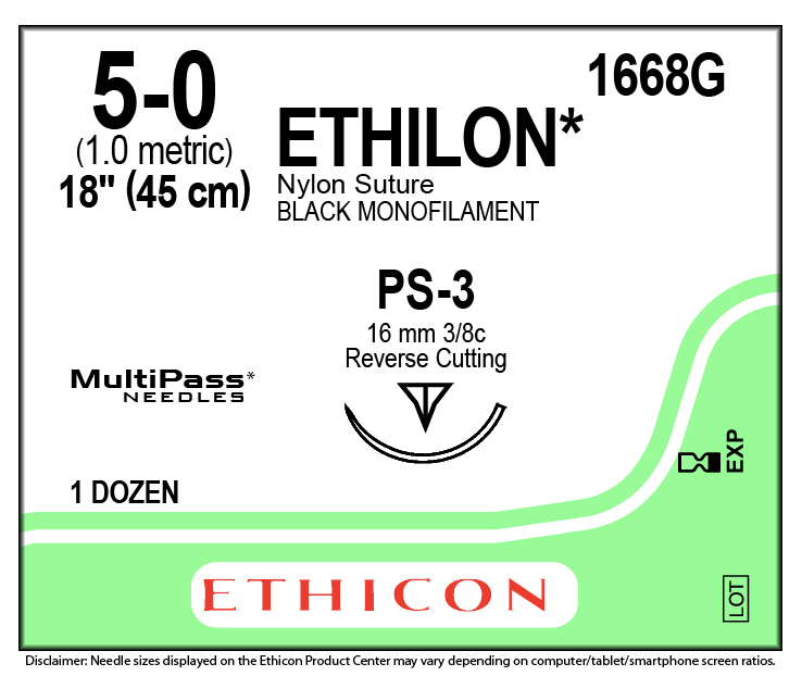 Ethicon | Ethilon 1668G SUTURES ProNorth Medical Corporation