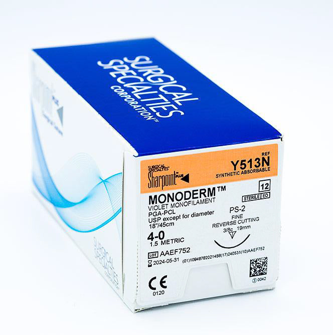 4-0 Monoderm Violet 18" PS-2 | Y513N